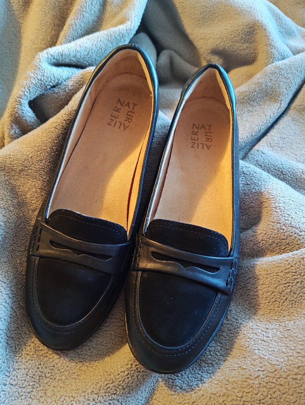 Naturalizer Black Penny Loafers